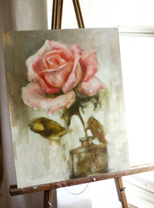 Original Rose Oil Painting