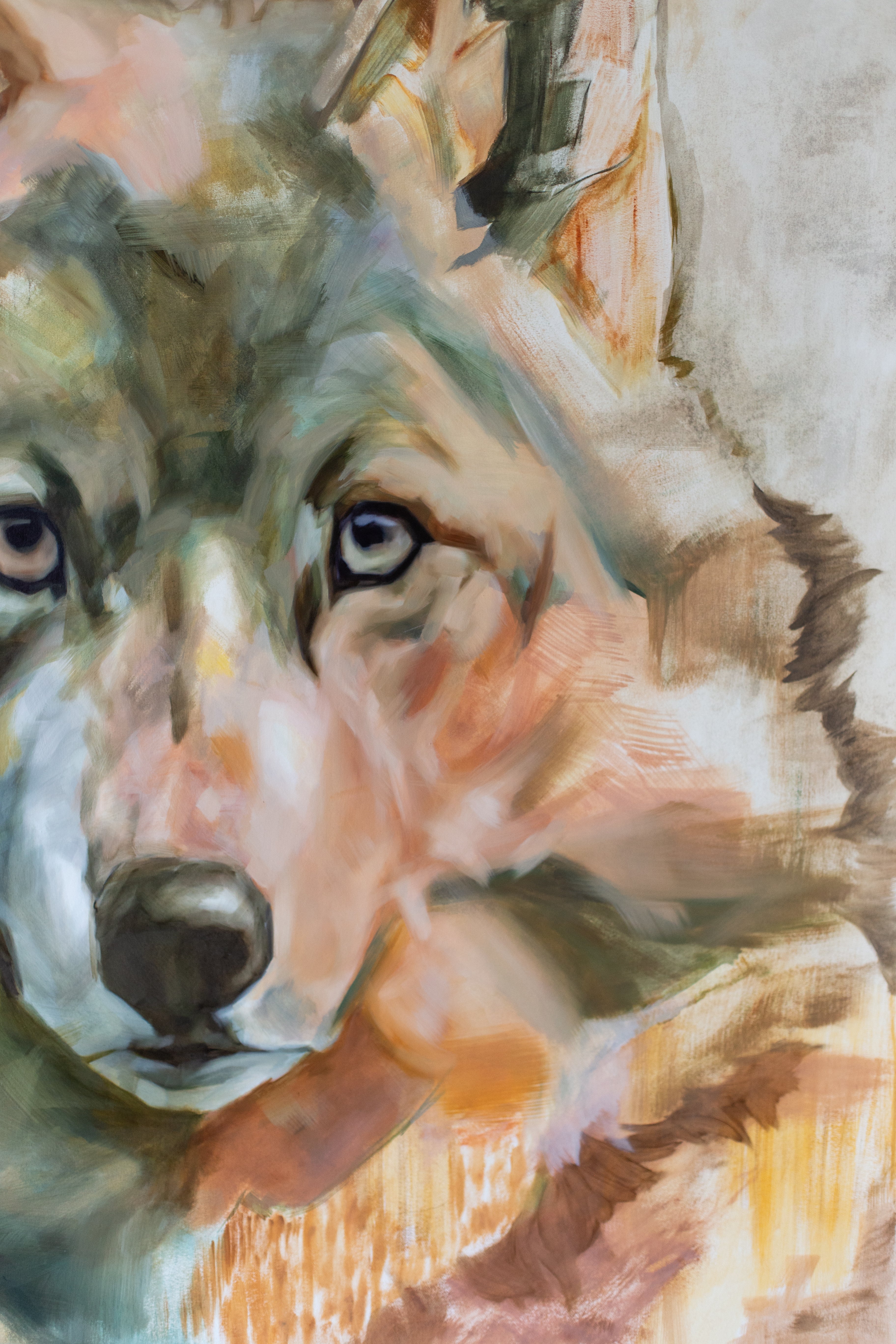 Original Abstract Wolf