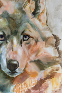Original Abstract Wolf