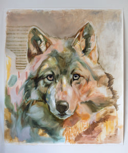 Original Abstract Wolf