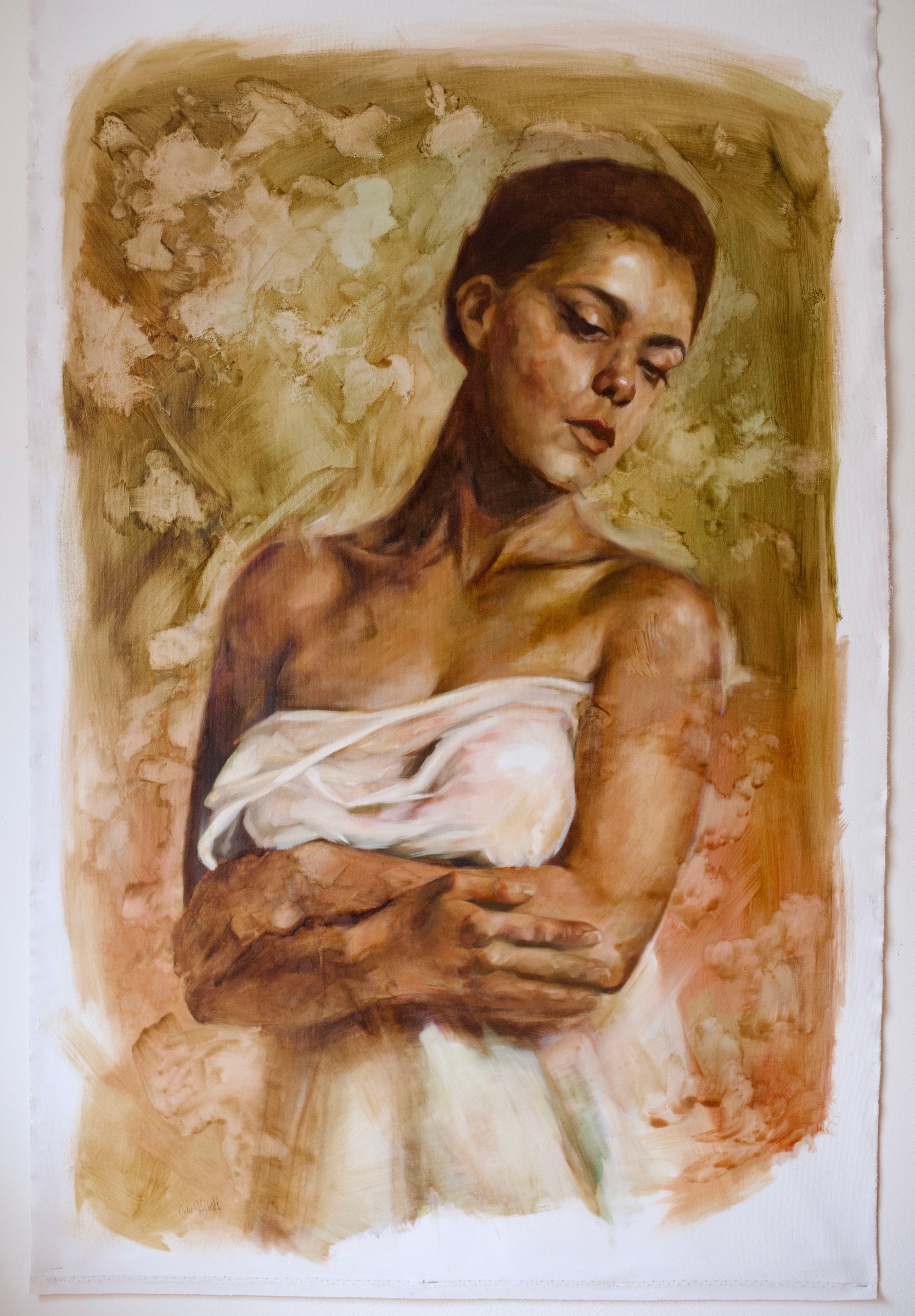 Original Woman Oil Painting